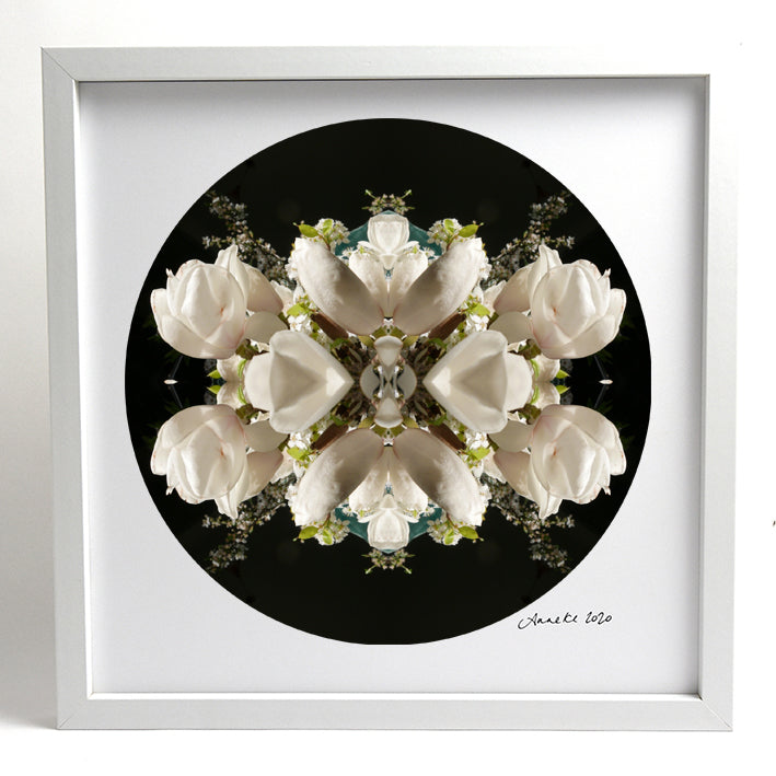 Magnolia Crown 3 - Small Mandala Print