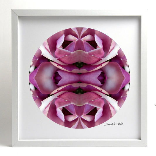Magnolia Heart 2 - Small Mandala Print