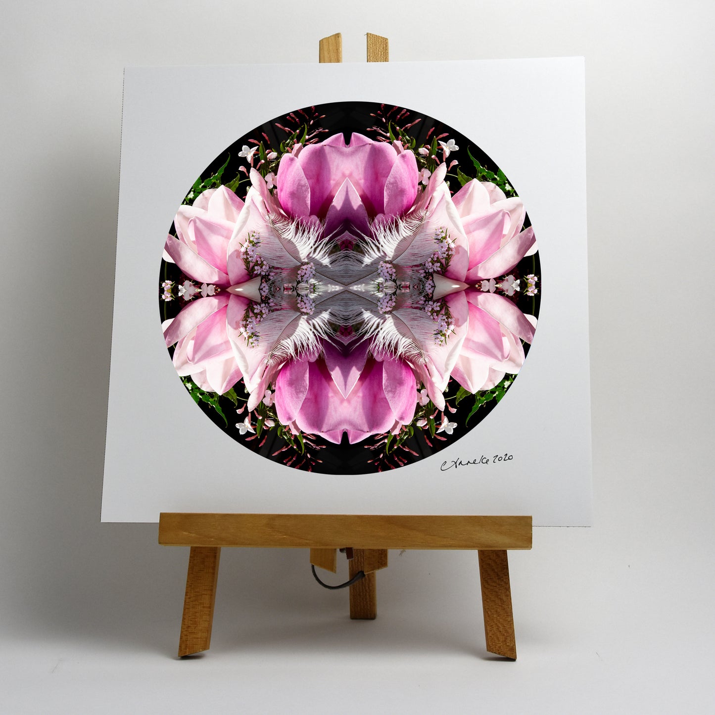 Velvet Heart 1 - Small Mandala Print