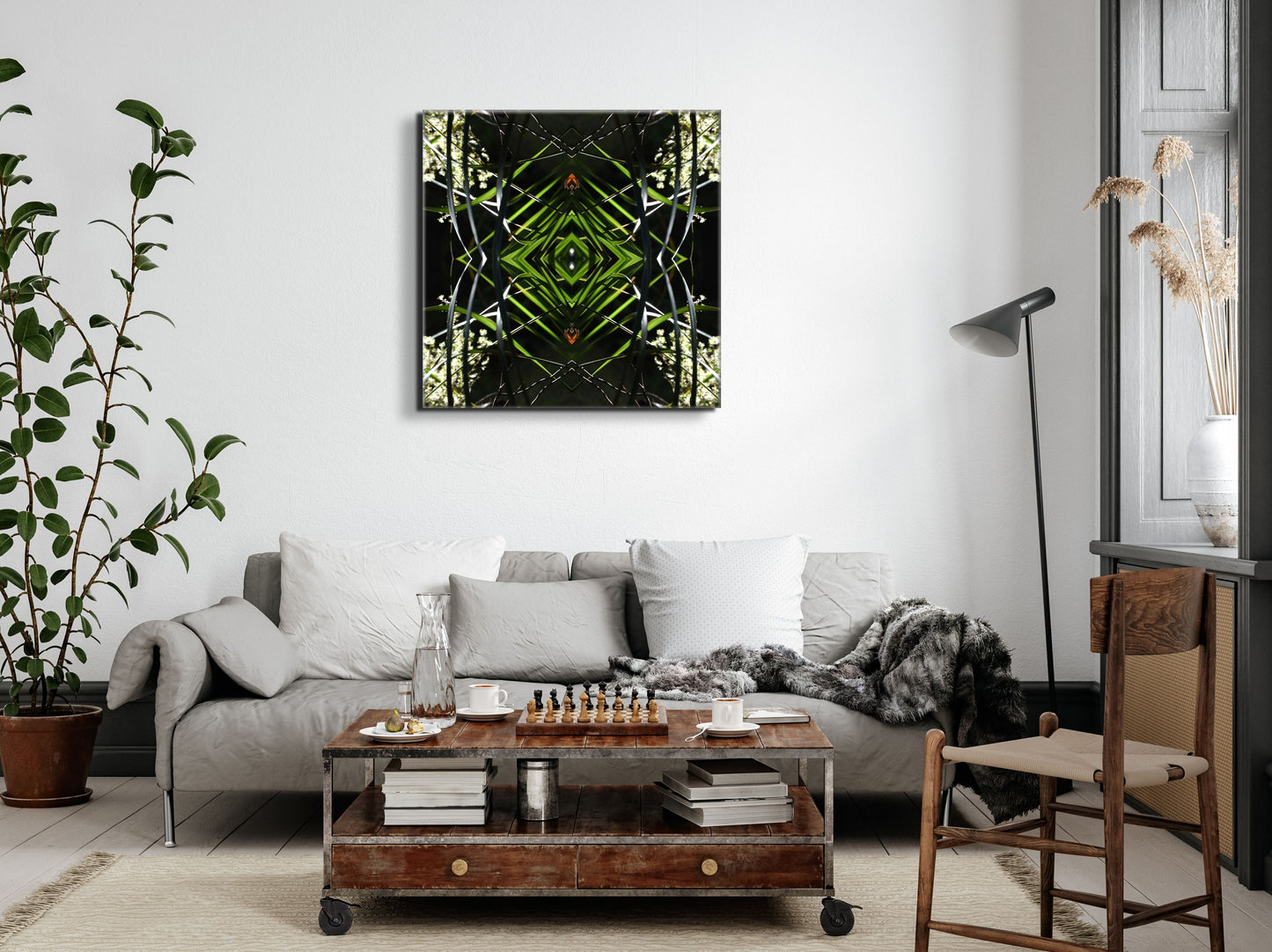 Dark Ruatahi Portal 2 - On Canvas