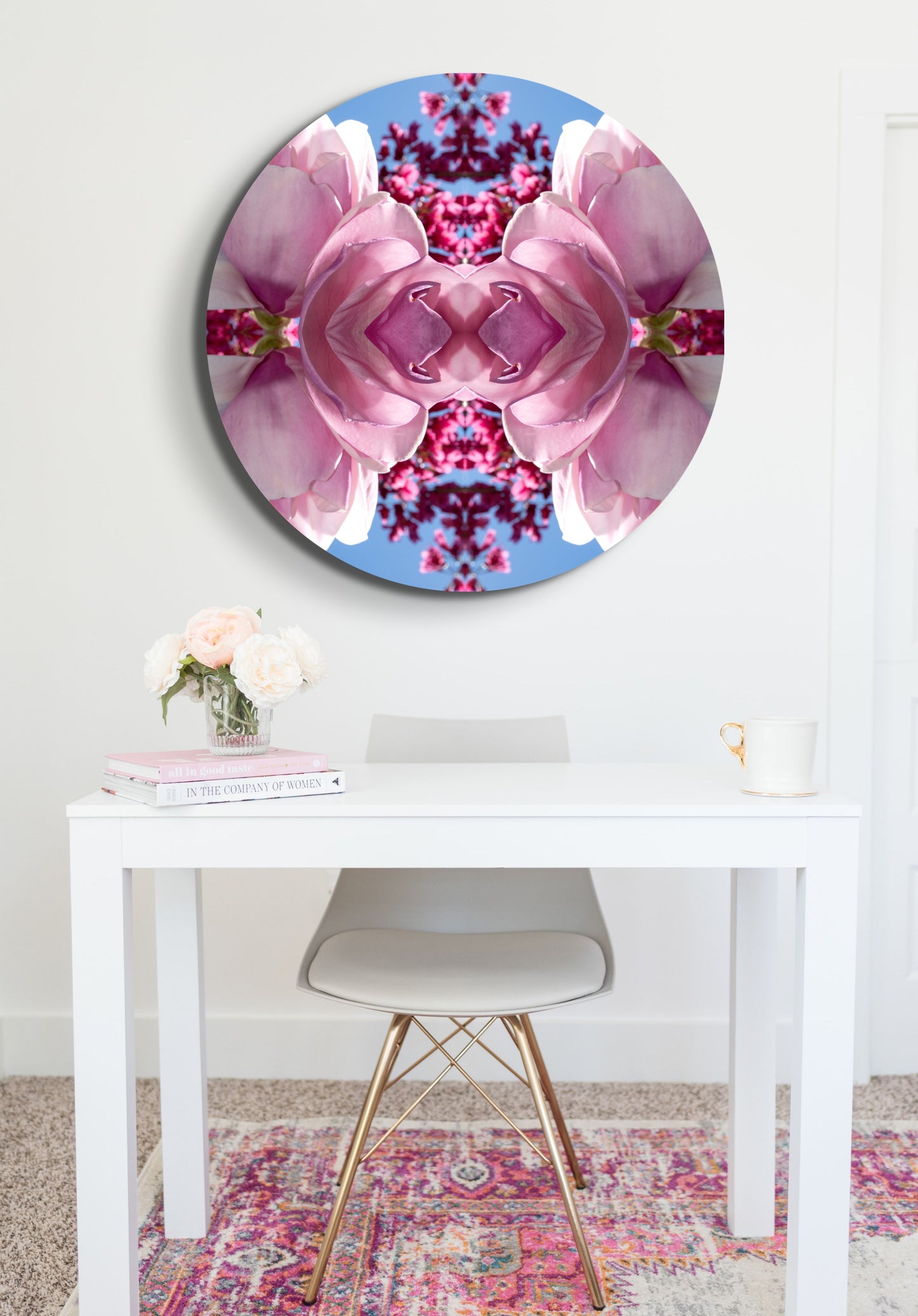 Magnolia Heart 1 - Round