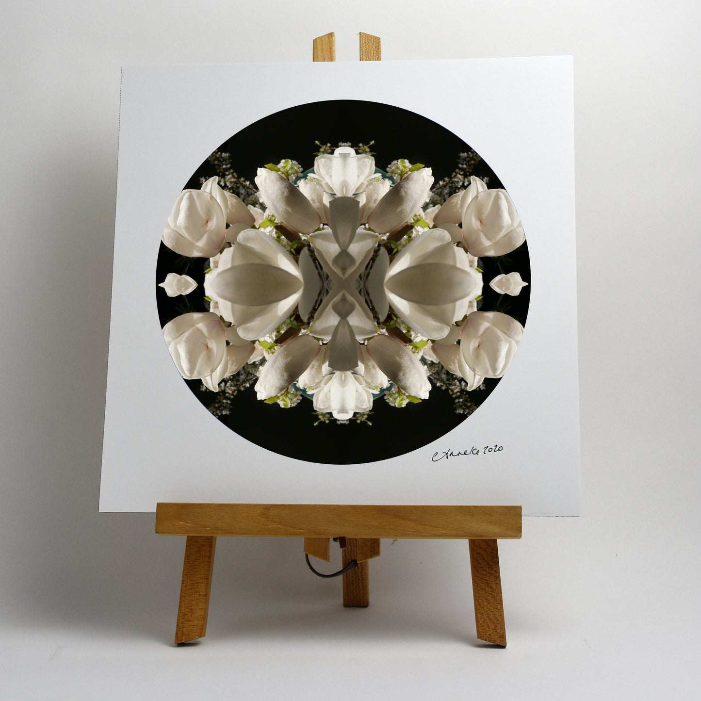 Magnolia Crown 3 - Small Mandala Print