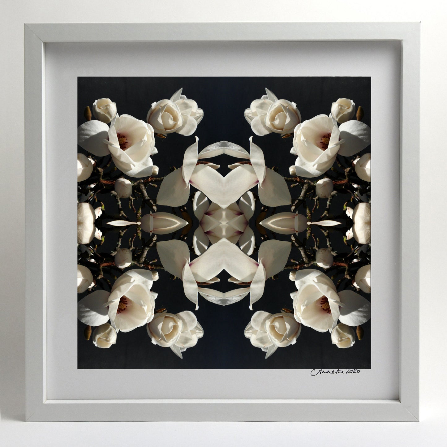 Magnolia Light 1 - Small Mandala Print