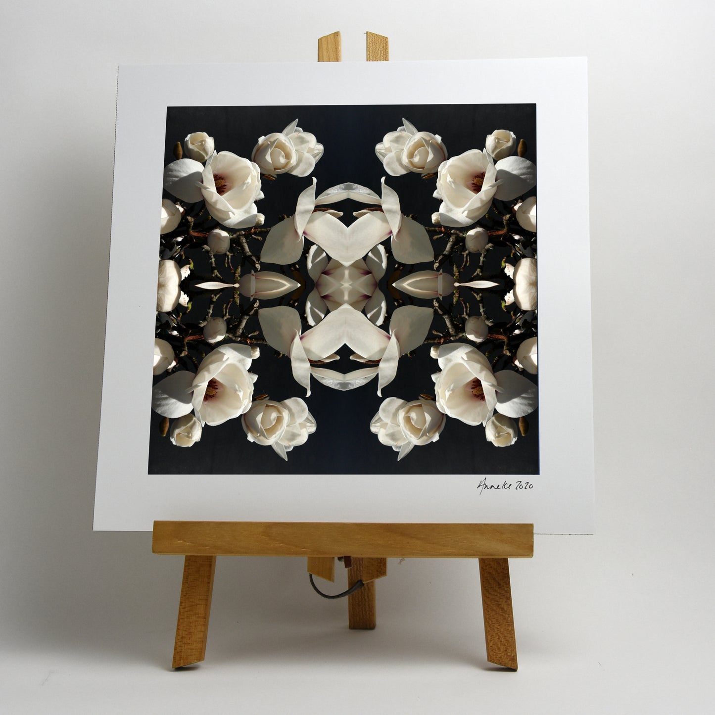 Magnolia Light 1 - Small Mandala Print