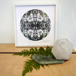 Beech Lace, White Frame