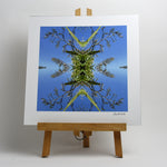 Harakeke 2 - Small Mandala Print