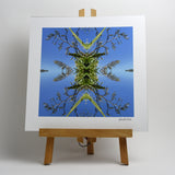 Harakeke 2 - Small Mandala Print