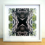 Mother Earth, White Frame