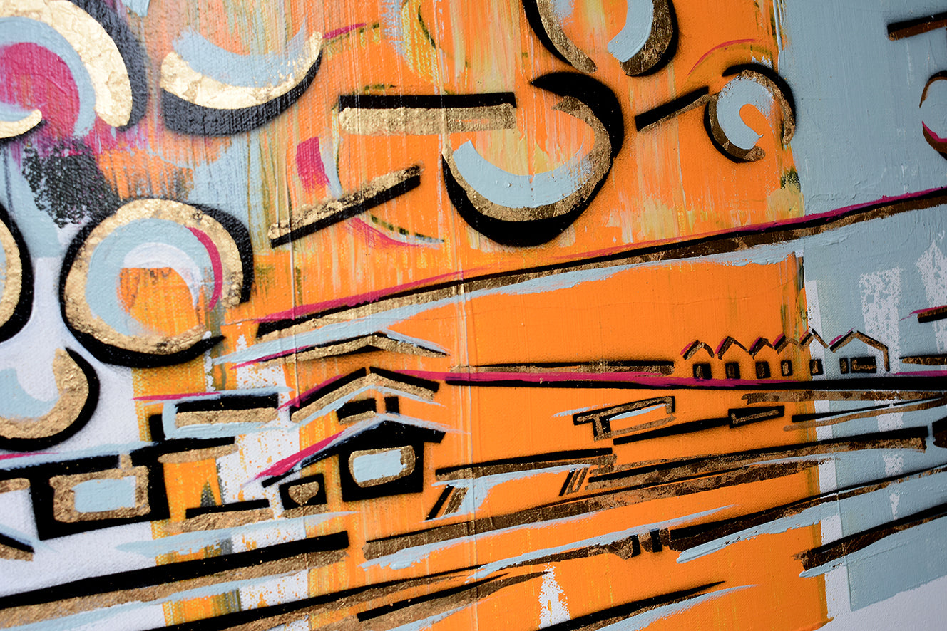 Sumner Nights - Sumner Lifeboat Station - on canvas